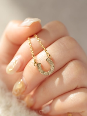316L hawaiian petit horseshoe necklace  #n11   ☆