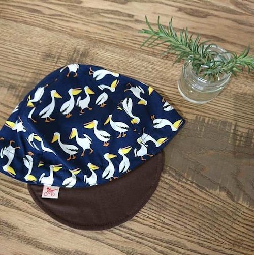 サイクルキャップ　ペリカン　NAVY