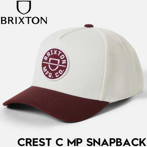 BRIXTON ブリクストン CREST C MP SNAPBACK スナップバックキャップ 帽子 11001 PRTOW 25FW 日本代理店正規品