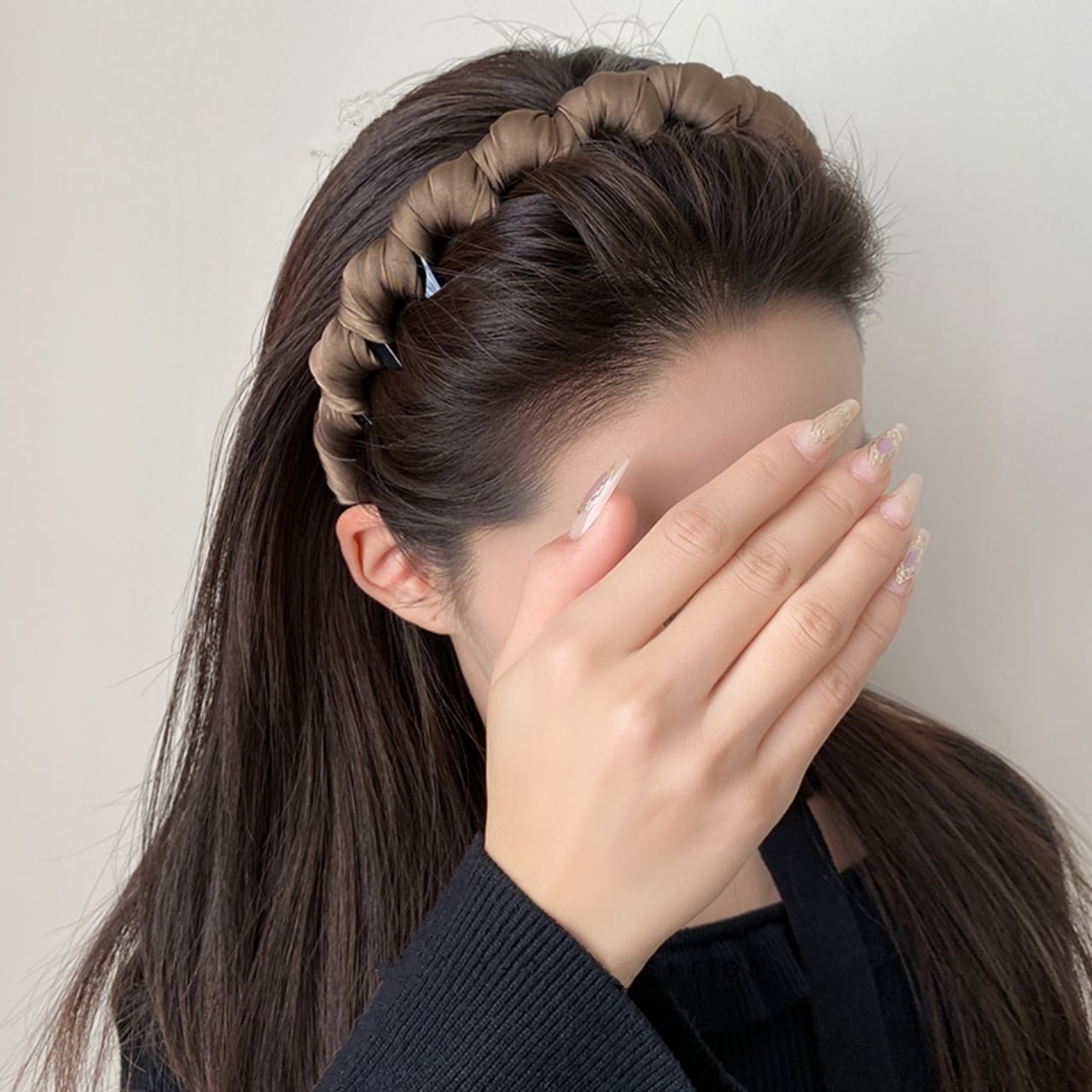 Ribbon Curl Design Headband 00799