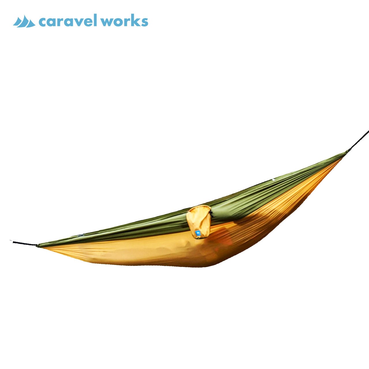 ポータブルハンモック(マスタード / アーミーグリーン)