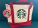 ★大人気★スタバ・トートバッグ★レッド★