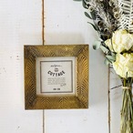真鍮製スクエアフォトフレーム 