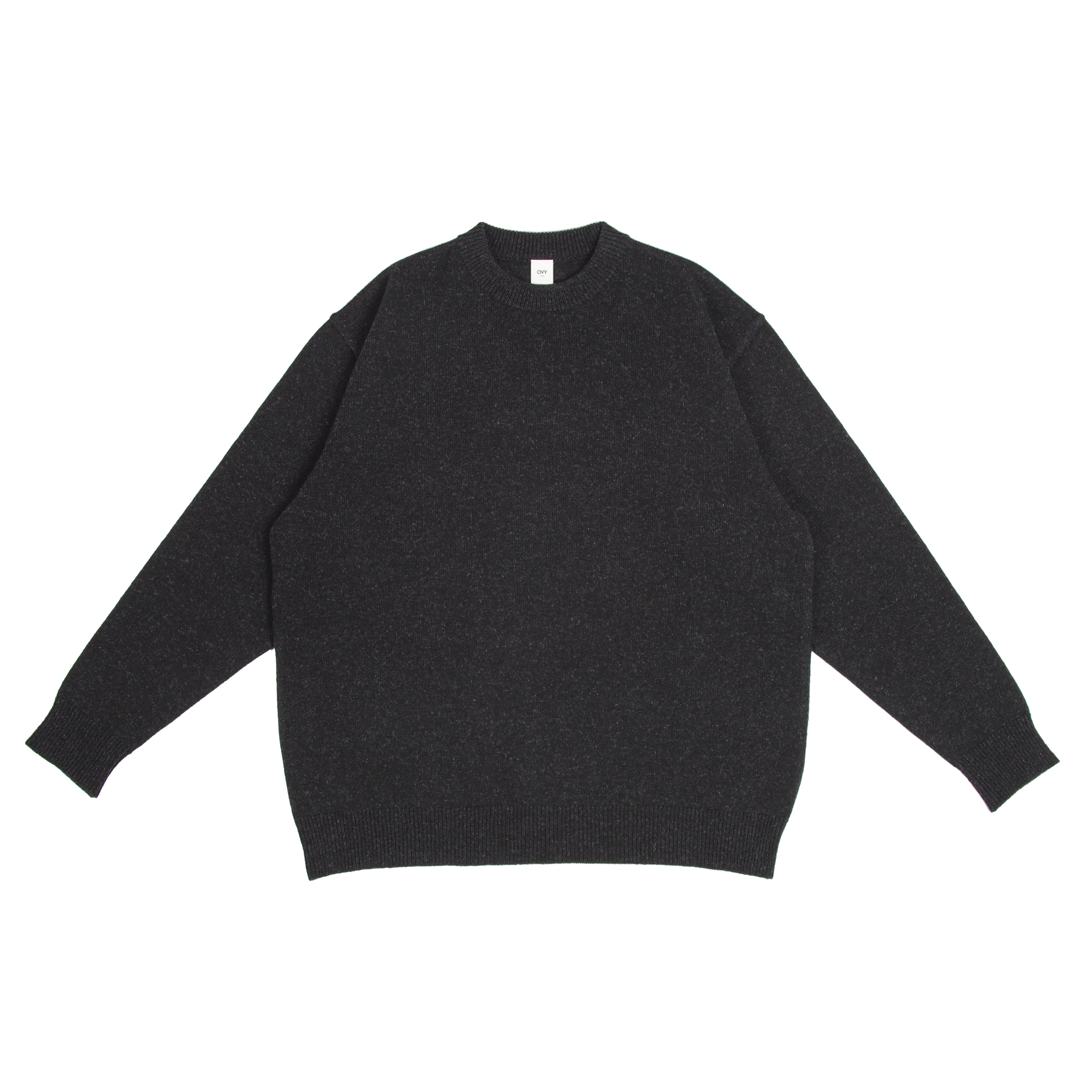 Wool Cashmere Warm Knit Polo | OVY