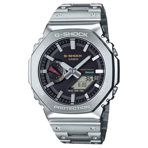 国内正規品 CASIO G-SHOCK カシオ Gショック FULL METAL タフソーラー ショックレジスト 八角形 メンズ腕時計 GM-B2100SD-1CJF
