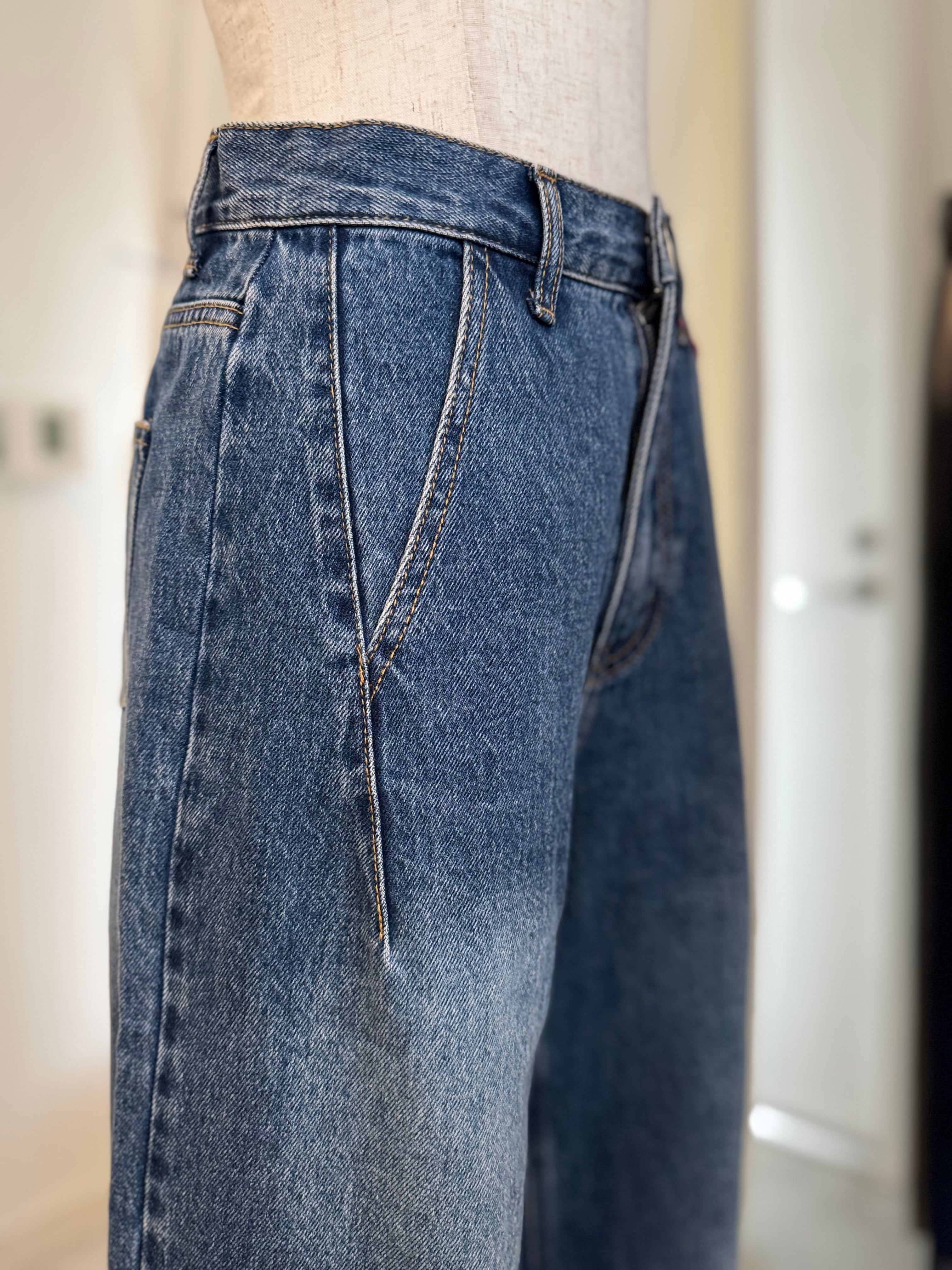 【PASSIONE】ワイドデニムパンツ 536616