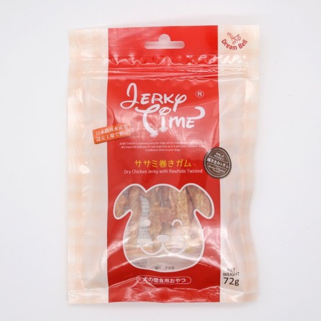 Jerky timeササミ巻きガム