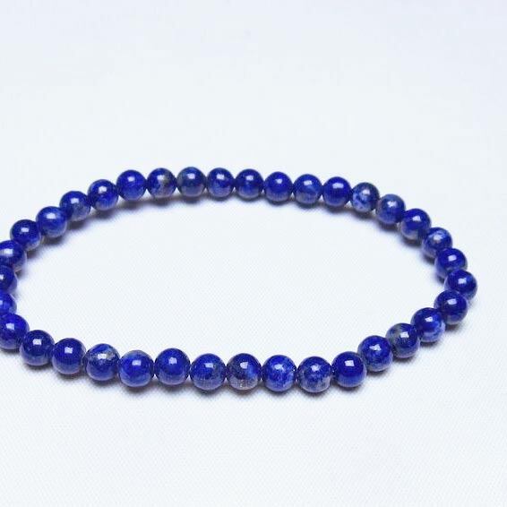 ラピスラズリ ブレスレット 5mm 一点物 メール便可 [M便 1/10] 111-48332