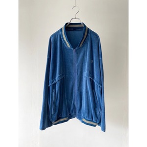 brand logo velours jacket