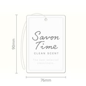 CARALL(カーオール) 晴香堂 車用 芳香剤 サボンタイム プレート 3個パック マイルドコットン 9gx3個 3544