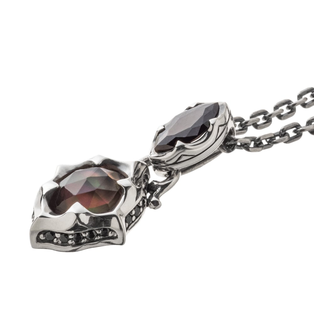 シェルスモーキーペンダントACP0368 Shell smokey pendant シルバー