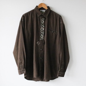 後染めリメイク Tyrolean shirt