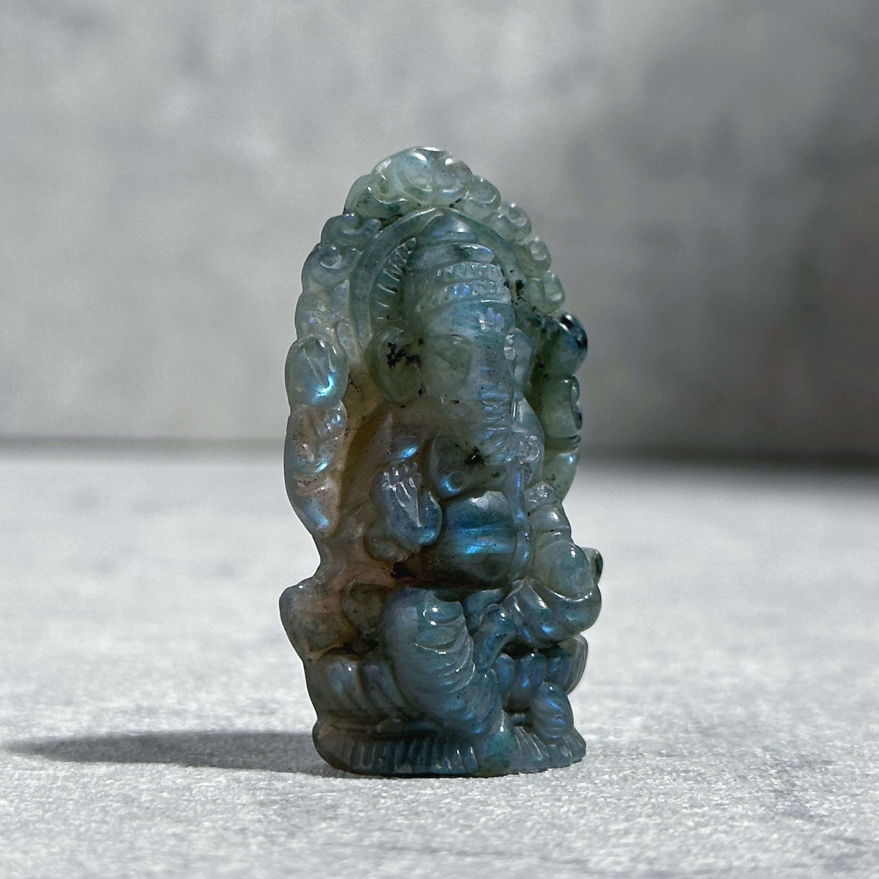 ラブラドライト ガネーシャ21◇ Labradorite Ganesha ◇天然石・鉱物