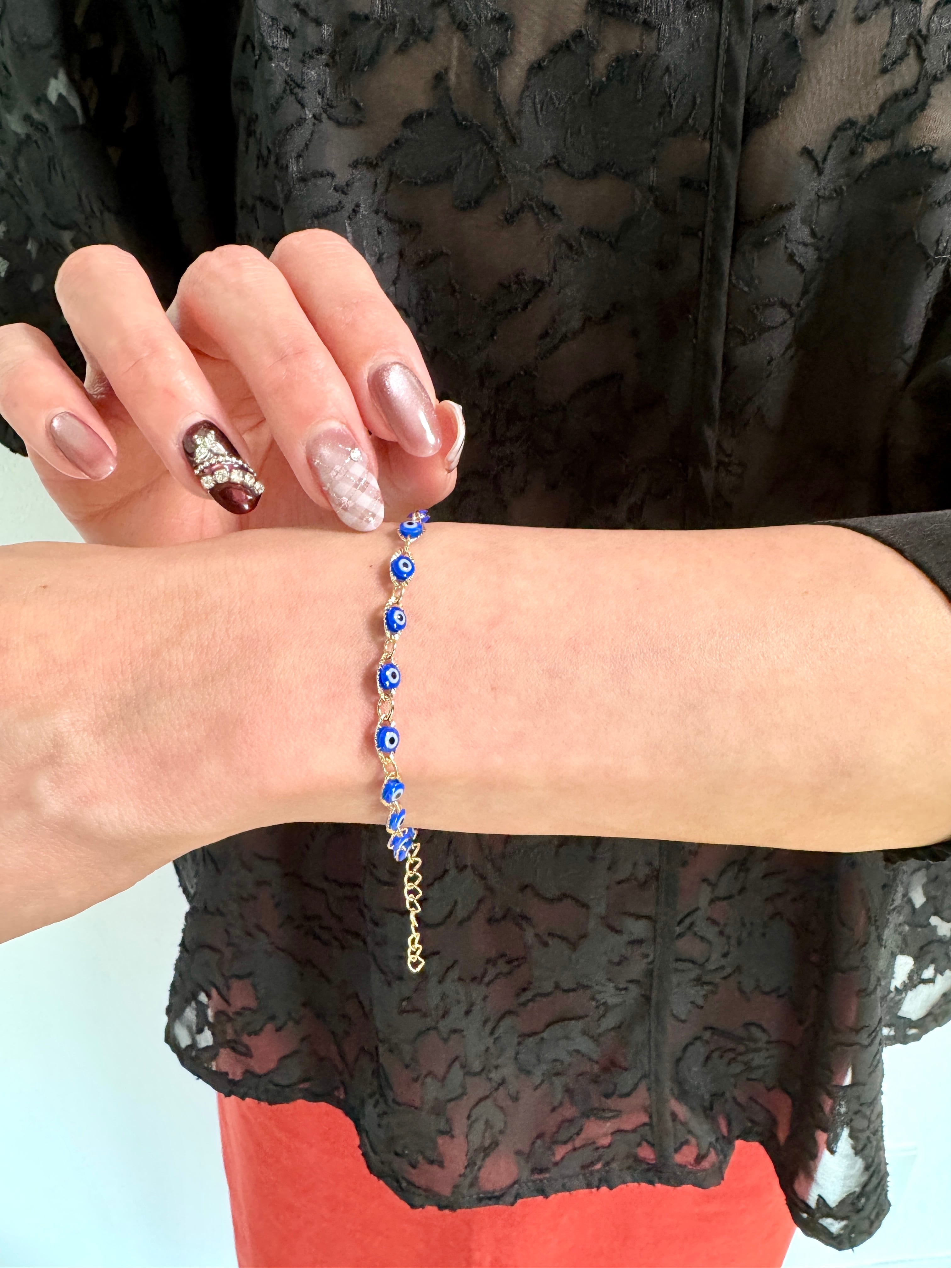ナザールボンジュウブレスレット【Evil Eye Protection Talisman