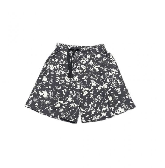 〈 MOUN TEN. 24SS 〉 leaf camo half pants / charcoal / size 1(Mens兼用)