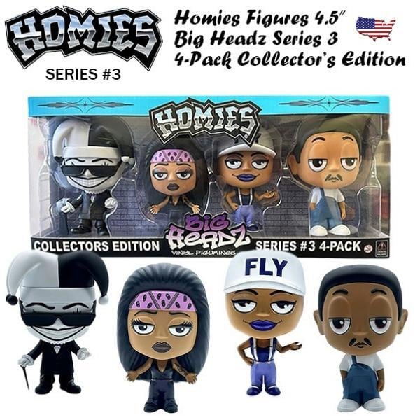 海外直輸入】HOMIES ホーミーズ BIG HEADZ フィギュア セット シリーズ