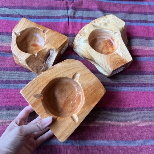 TOPANGA Zakka Wooden ashtray S 灰皿 トレイ 小物入れ ウッド アッシュトレイ ギフト