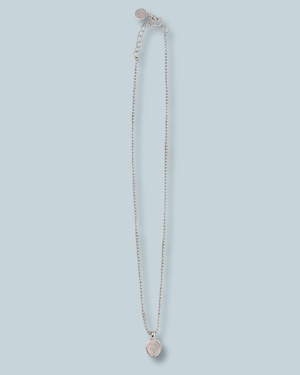 peetu necklace -silver / moonstone-