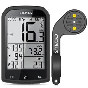 【在庫のみ】CYCPLUS GPSサイクルコンピューター 自転車スピードメーター 大画面 ワイヤレス SMART・ANT+センサー対応 STRAVAデータ同期 心拍数 高度計 ケイデンス 防水 (M1Z2)