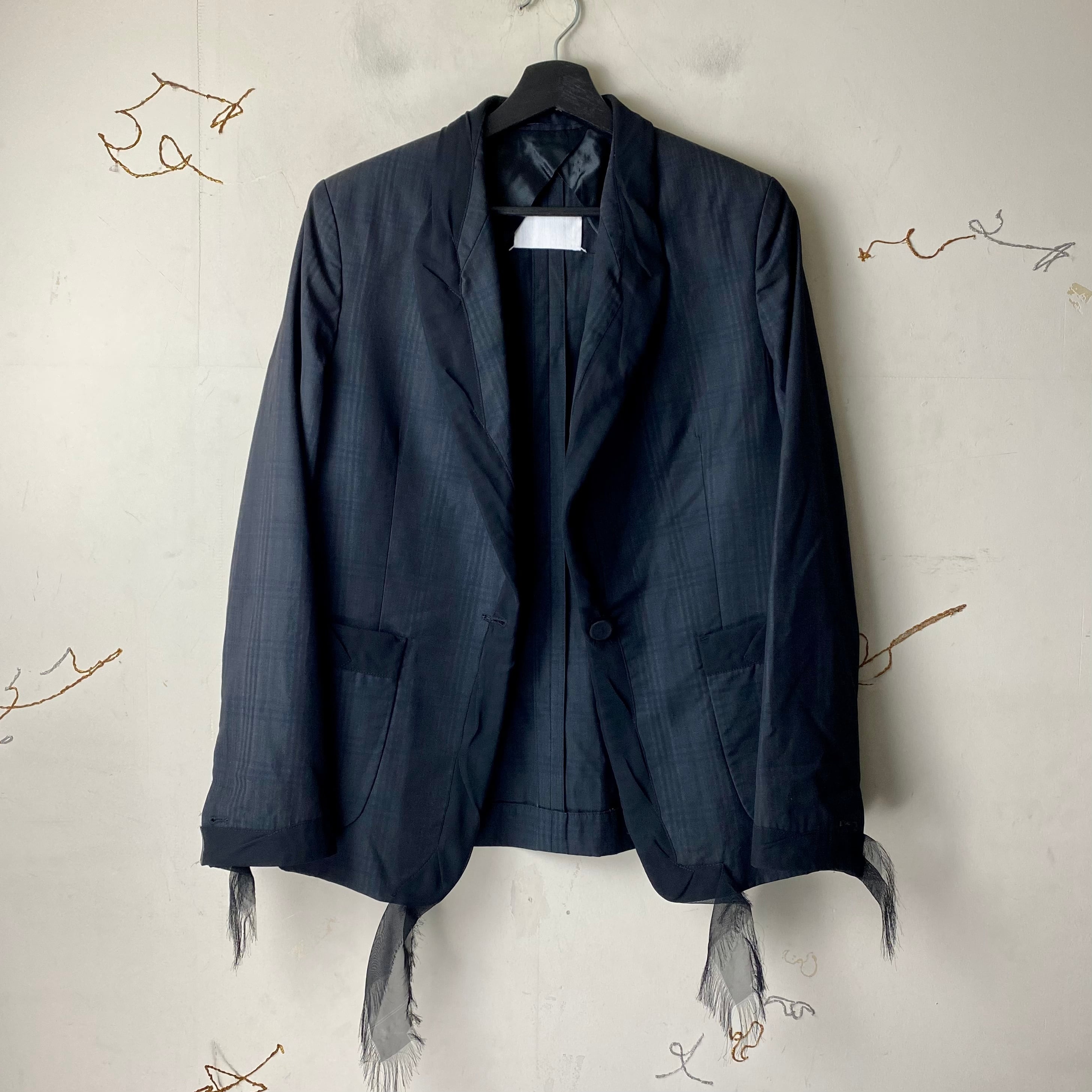 archive MAISON MARTIN MARGIELA untrimmed piping tailored archive MAISON MARTIN MARGIELA untrimmed piping tailored