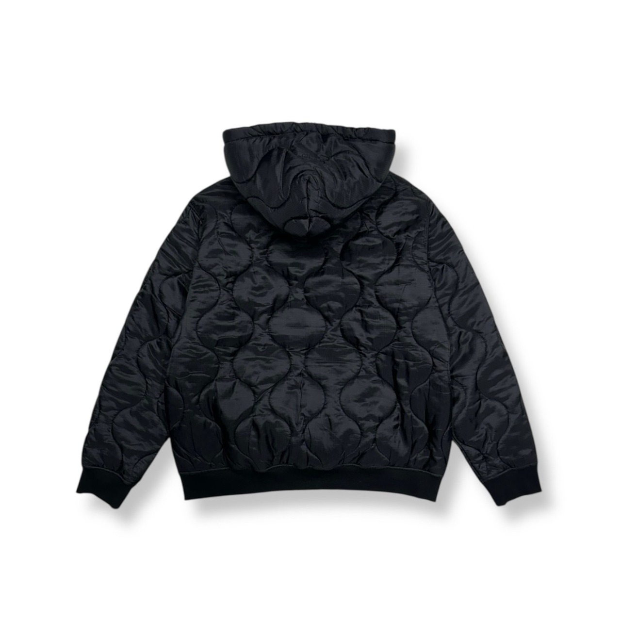 NVCLEAR / liner zip hoodie black