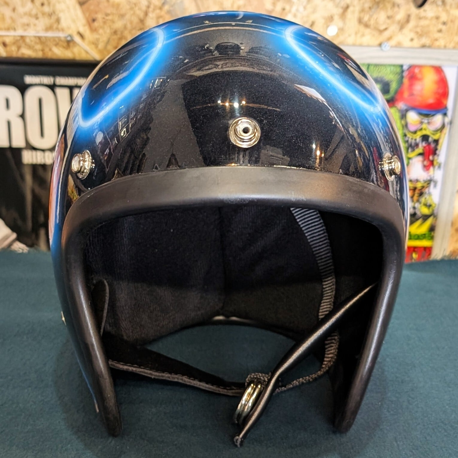 一点限り【Air brush paint helmet⑥】OCEAN BEETLE LAC Mサイズ