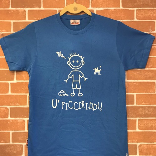 Item092 イタリア シチリア島から来た ファミリーでお揃いのTシャツ Picciriddu (可愛い男の子) ボーイズ用