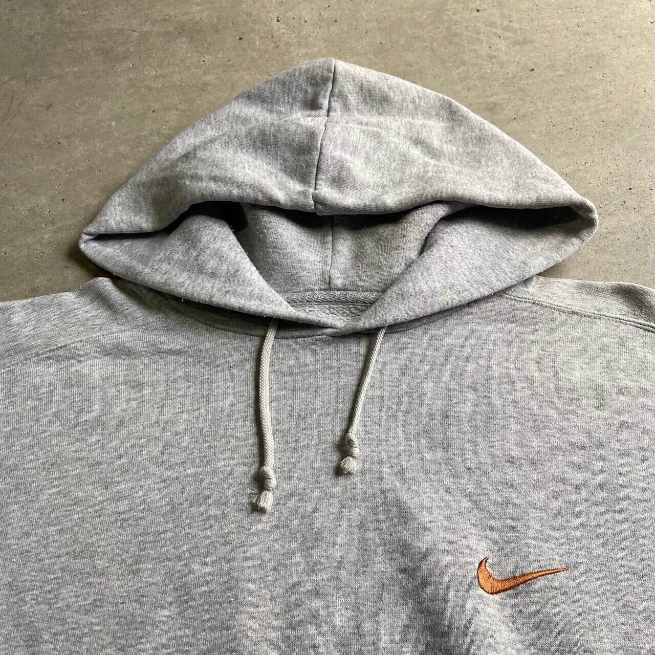 90年代 NIKE ナイキ スモールスウォッシュ ワンポイントロゴ刺繍 プル 