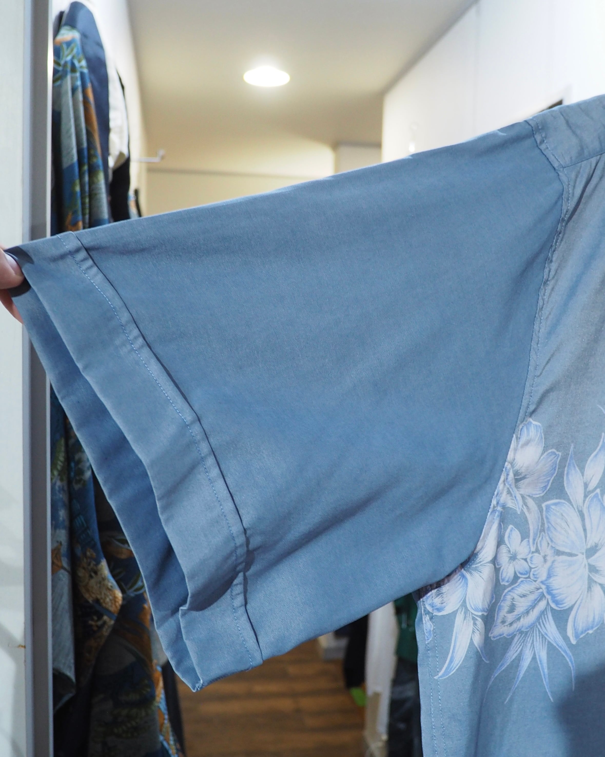 2000s " BILLABONG " Cold tone Flower All over pattern SS shirt