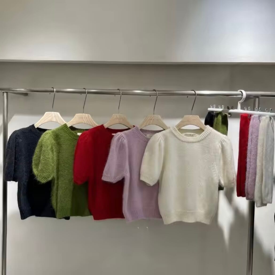 arm warmer knit tops