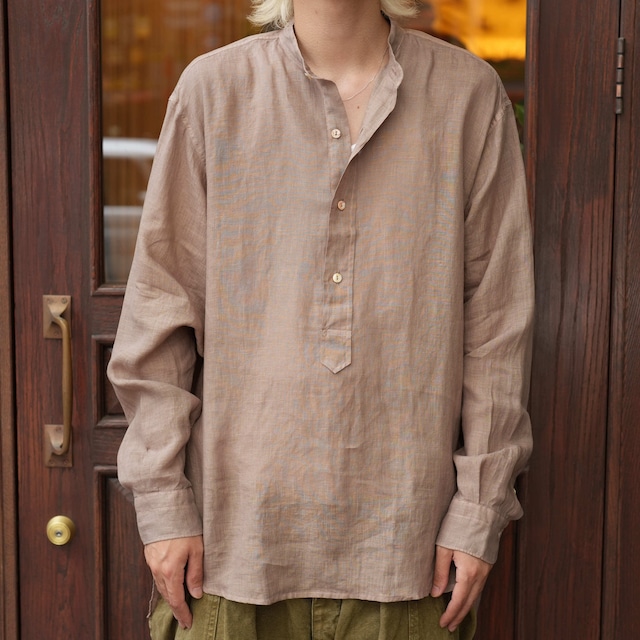 MAATEE&SONS for khaki "ドS LINEN PULLOVER SHIRT" -Sunday-