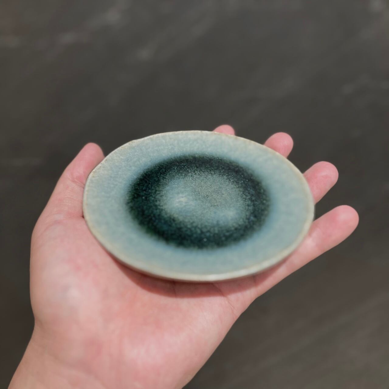 Plate 水々 丸小皿 (幅 12cm)