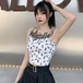 ✞✝✞ 白Butterflyデザイン キャミソールハイウェストクロップドショートコート ホワイト ✞✝✞ ゴスロリ SM ミリ 甘ロリ クラロリ 和ロリ エレガント 黒ロリ 姫ロリ 華ロリ AA-AA81975672993