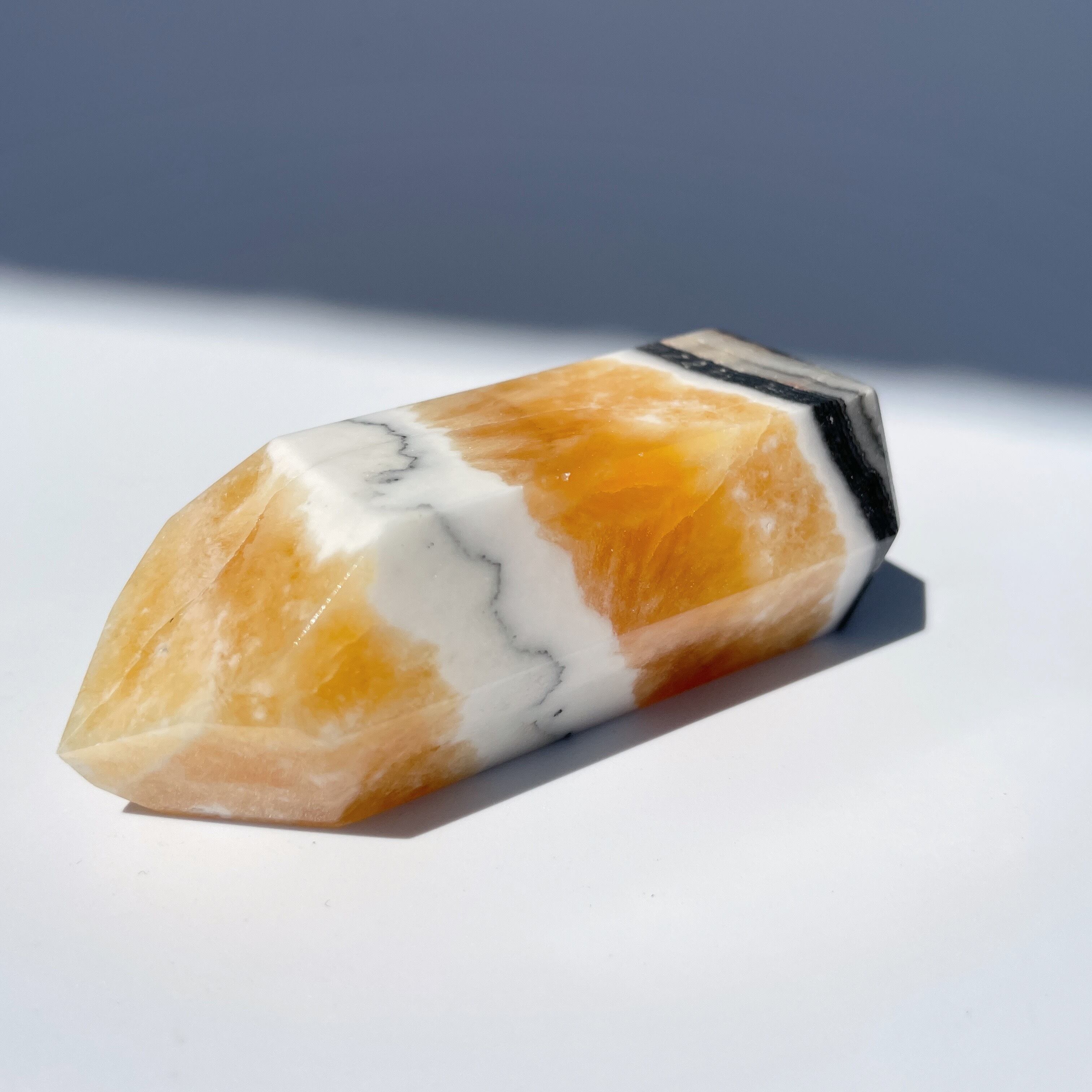 オレンジカルサイト タワー型03◇ Orange Calcite ◇天然石・鉱物