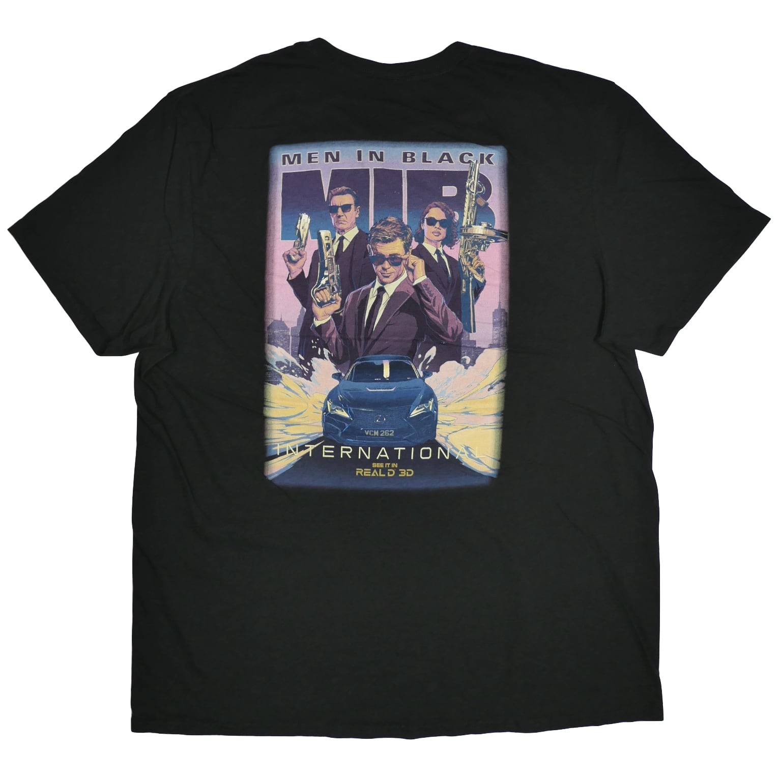 USED【2XL】Movie Men in Black International × Lexus Tee