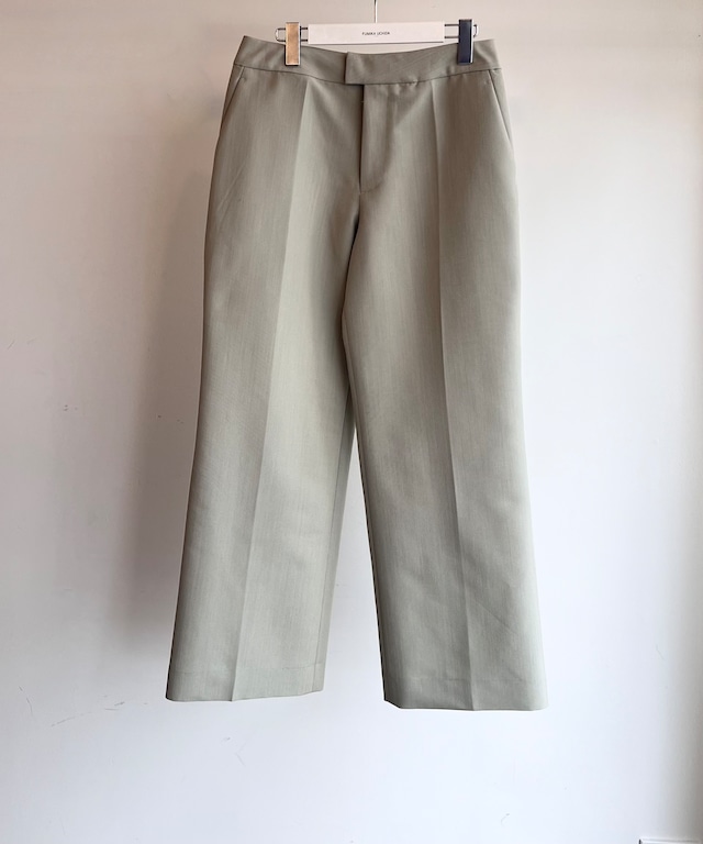 FUMIKA_UCHIDA/FU-T-PT008 SUITING LOW-RISE WIDE TROUSERS