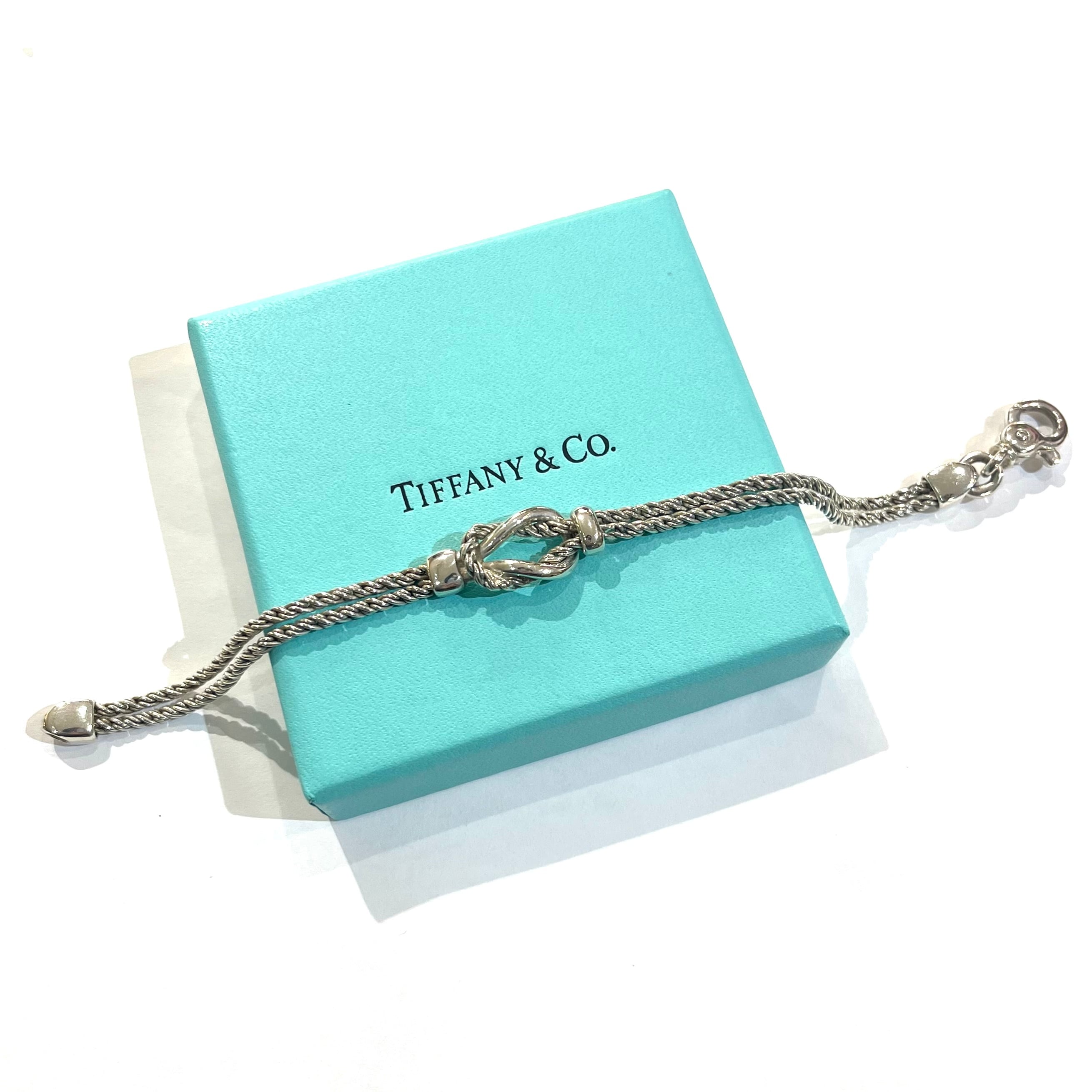 希少【TIFFANY&CO.】 2162 ティファニー アンドコーダブルロープ