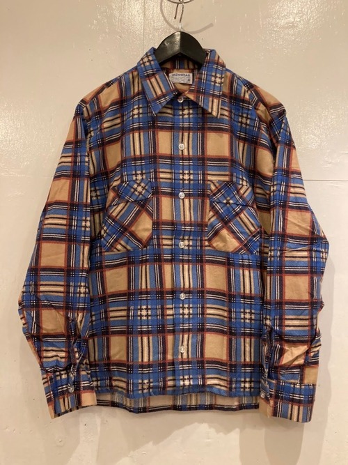 IRONWEAR　プリントネルシャツ