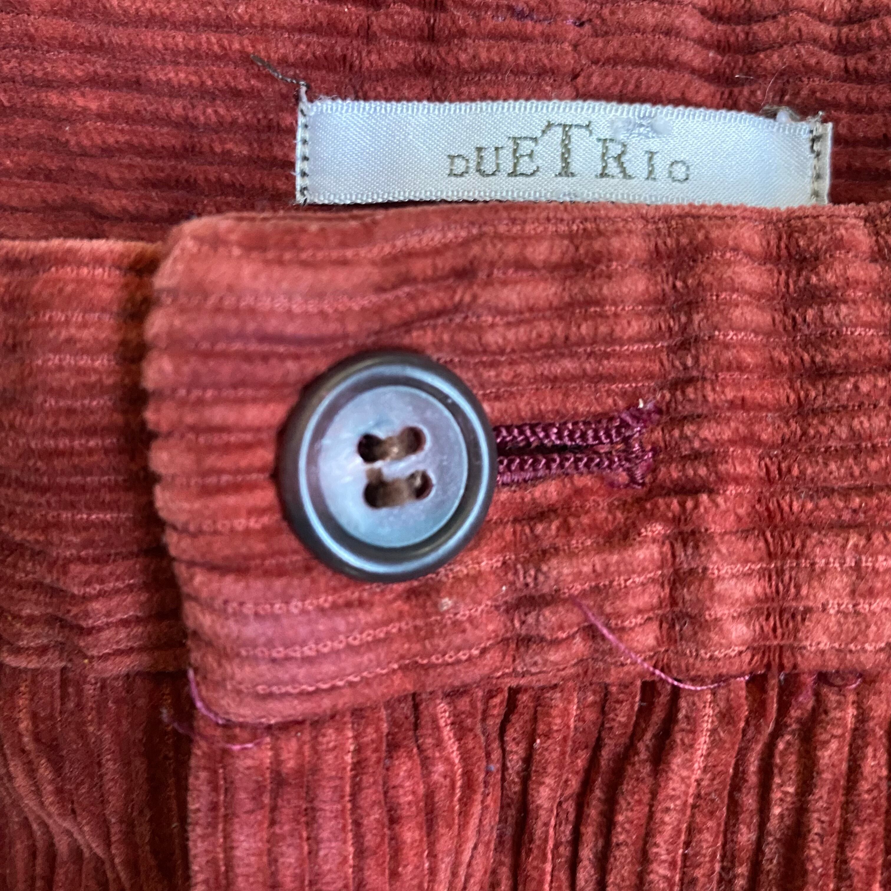 80s イッセイミヤケ コーデュロイパンツ S DUETRIO デュエトリオ