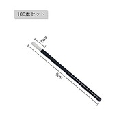 GOODCHI 使い捨て 筆 100本セット プラモデル塗装筆 ペイント 溶きパテ セメント 接着剤 勾線筆 模型用筆 フィギュア 塗装筆