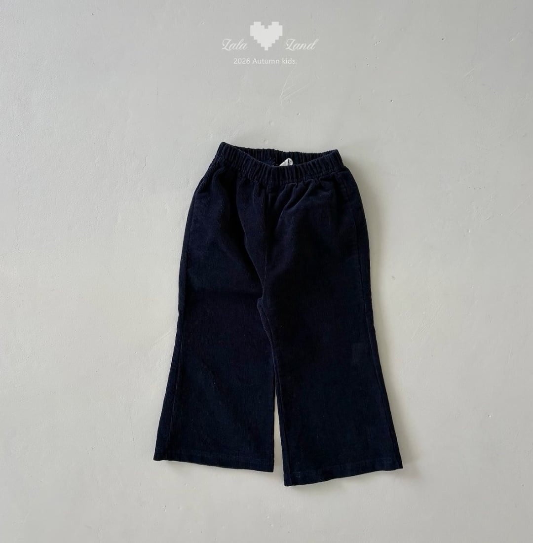 送料無料【予約】/  kidsビビブーツカットパンツ /lalaland