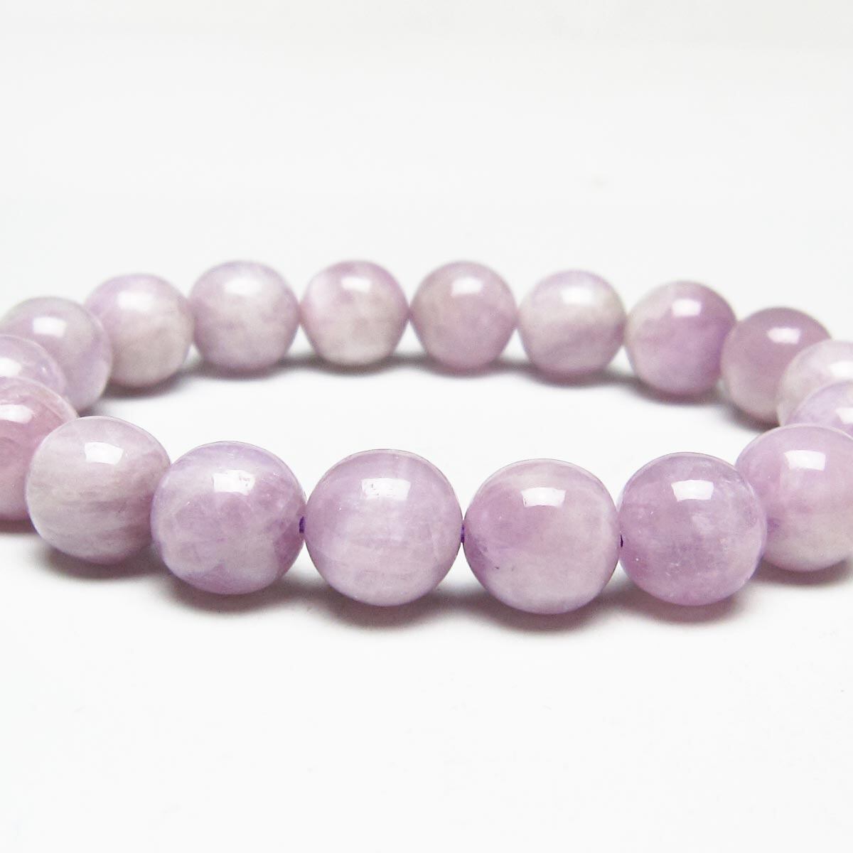 クンツァイト ブレスレット 11mm ミルキークンツァイト ブレス 一点物 メール便可 [M便 1/10] 111-46466