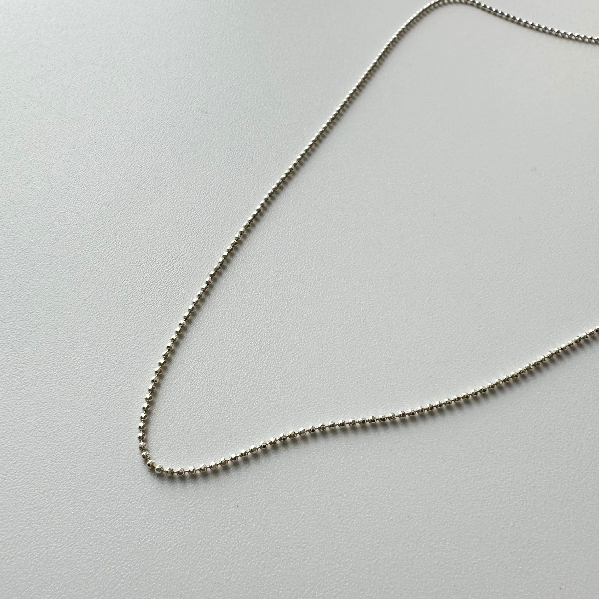 シルバーチェーンネックレス シルバーチェーンネックレス（40cm）｜ネックレス｜ノジェス