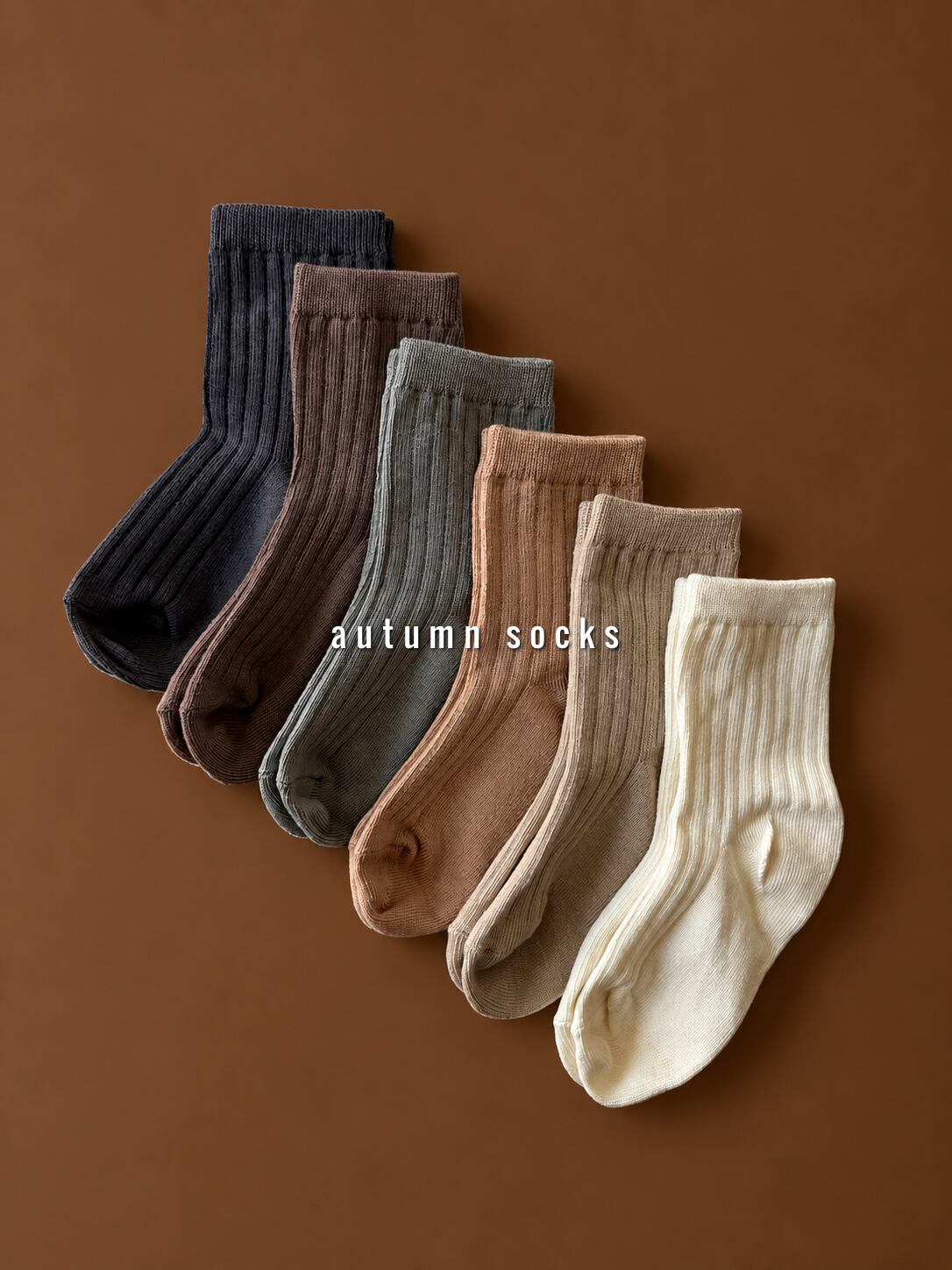 6set  autumn socks ①（10〜22cm）4528