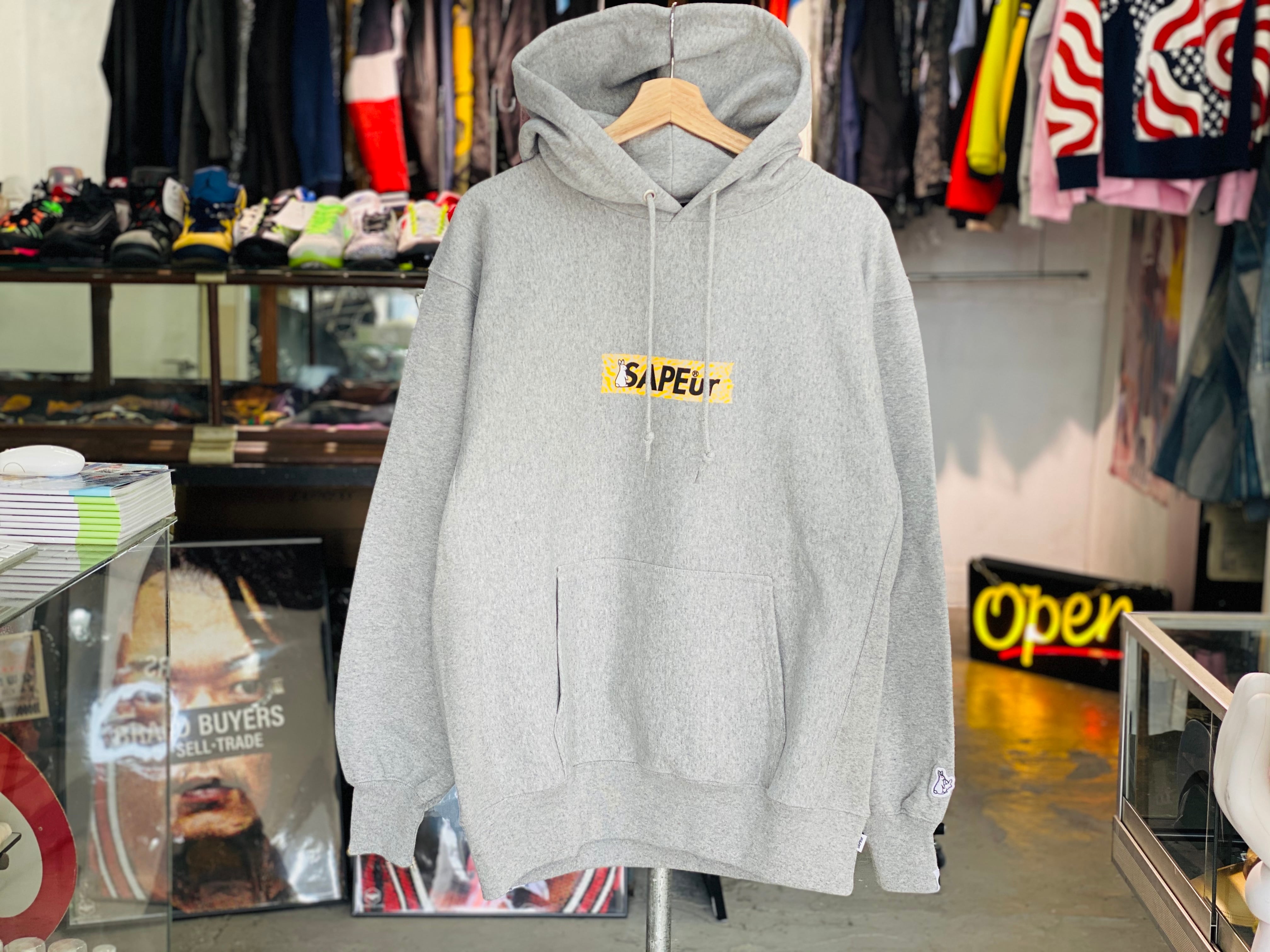 SAPEur × FR2 SMOKING KILLS HEAD HOODIE GREY LARGE 100JJ9986 ...