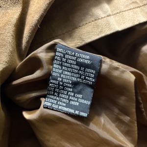 vintage 1990’s PERRY ELLIS suede shirt jacket