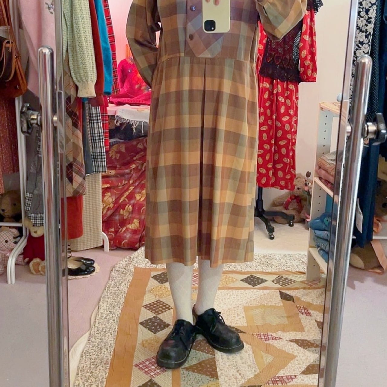 block check asymmetry button one-piece
