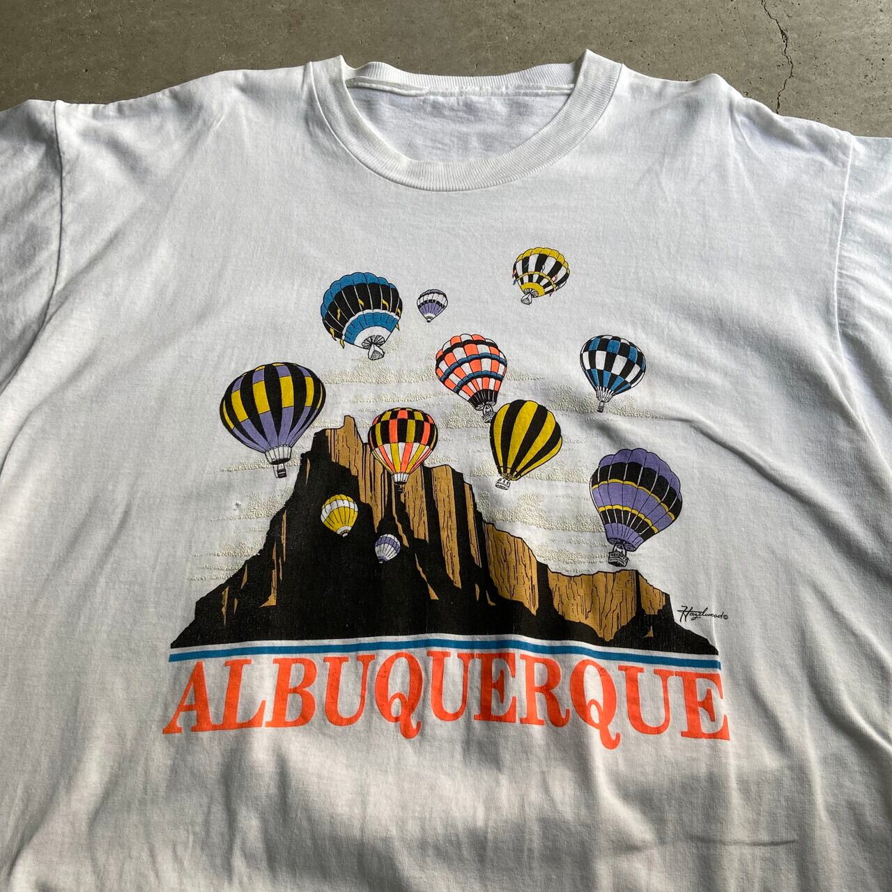 90年代 ALBUQUERQUE 気球 アート プリントTシャツ メンズXL相当 古着 