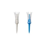 Tabata(タバタ) ゴルフ ティー 段 プラスチックティー 34mm 段付き リフトティーソフト レギュラー 5本入 パールブルー GV0447 PBL GV-0447