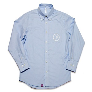 Circle logo oxford shirt ブルー